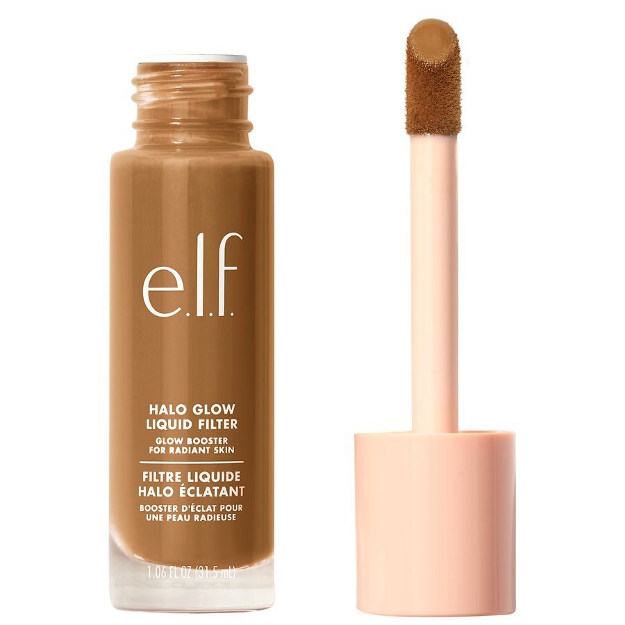 e.l.f. Halo Glow Liquid Filter, 5.5 Medium Tan
