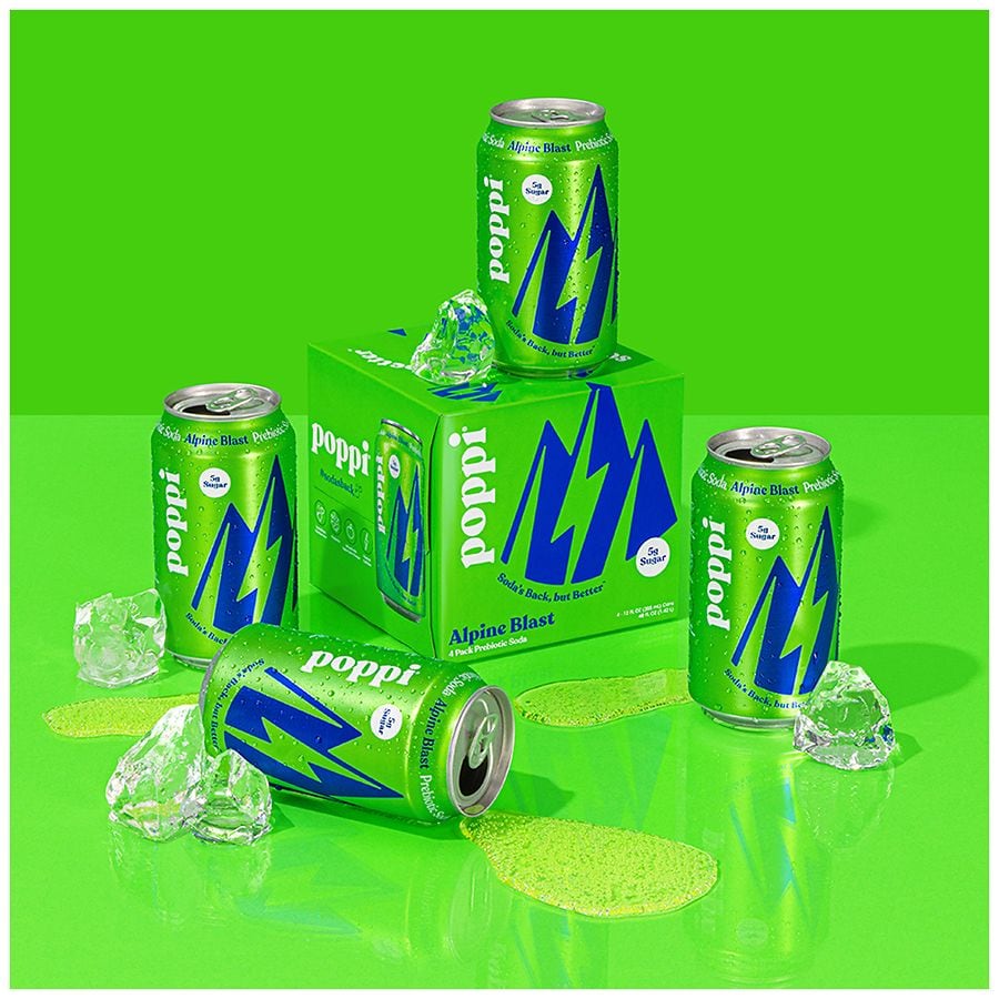 Poppi Prebiotic Soda Alpine Blast | Walgreens