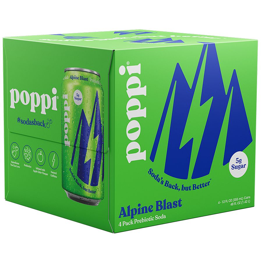 Poppi Prebiotic Soda Alpine Blast | Walgreens