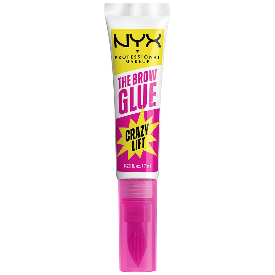 NYX Professional Makeup The Brow Glue Crazy Lift, Transparent
