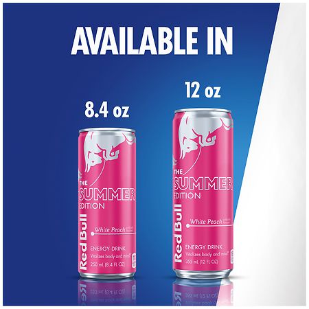 Red Bull Summer Edition Energy Drink White Peach | Walgreens