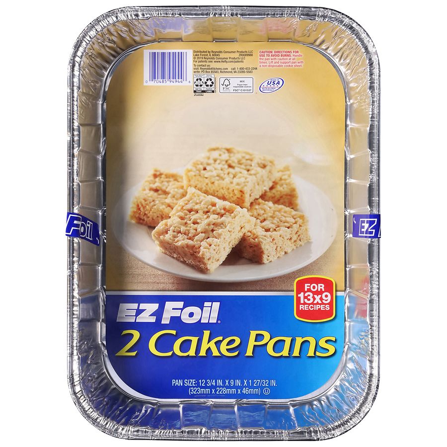 Hefty EZ Foil Bake Pan 0, 0, 12.75 in X 9 in X 1.8 in 0