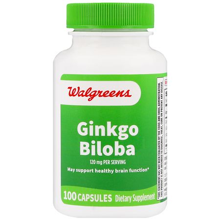 Walgreens Ginkgo Biloba 120 mg Capsules 0, 0, 0 0