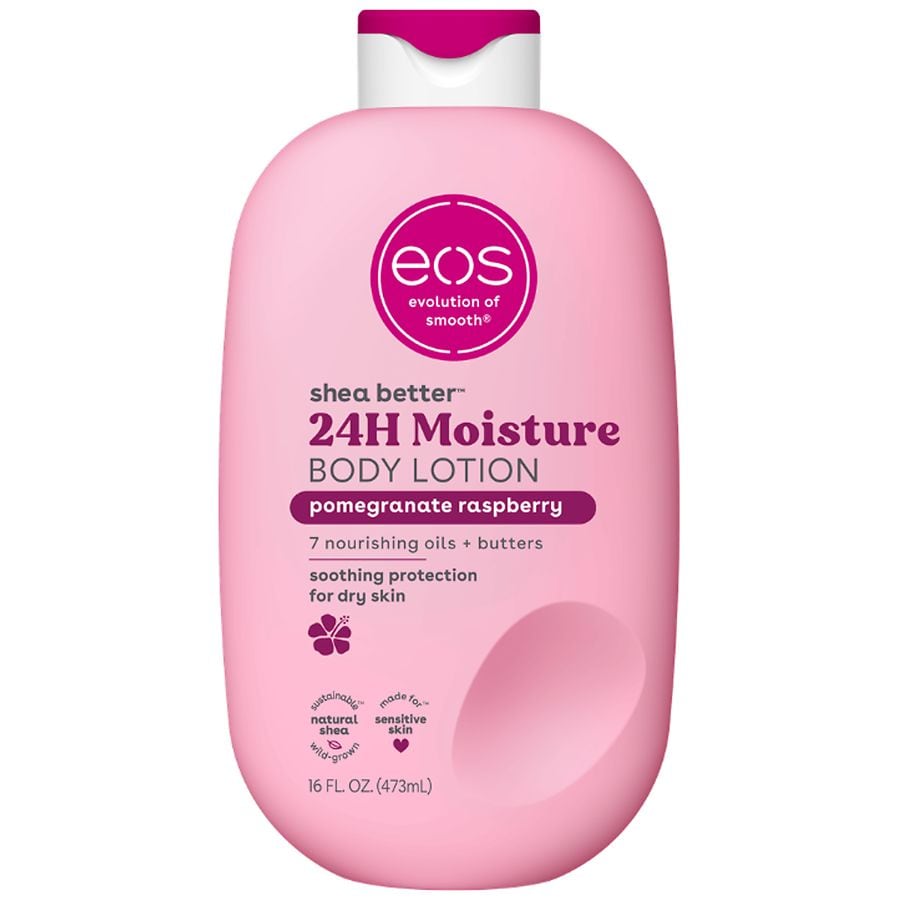 eos Shea Better 24 Hour Moisture Body Lotion Pomegranate Raspberry