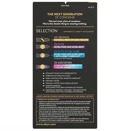 SKYN Non-Latex Condom Selection Variety Pack | Walgreens