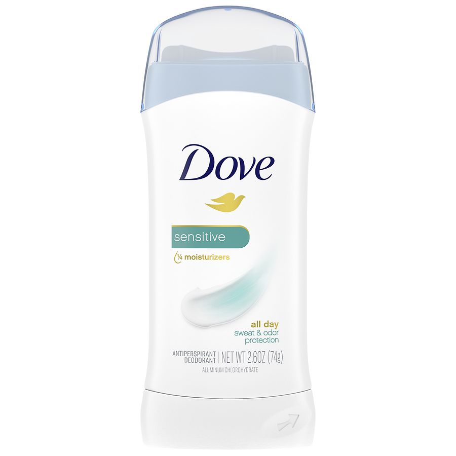 Dove Antiperspirant Deodorant Stick Sensitive Skin Sensitive Skin