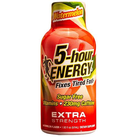 5-Hour ENERGY Extra Strength Dietary Supplement Shot Watermelon