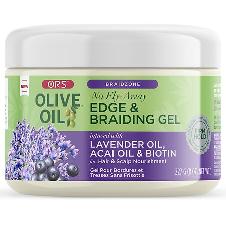 ORS Olive Oil BraidZone, No Flyaway Edge & Braiding Gel