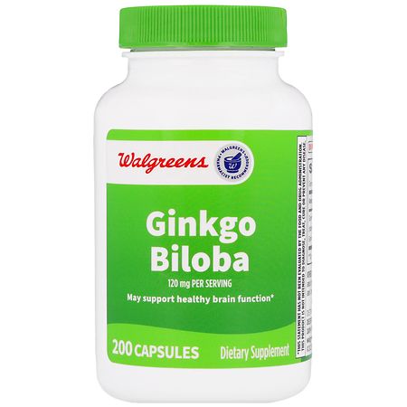 Walgreens Ginkgo Biloba 120 mg Capsules 0, 0, 0 0