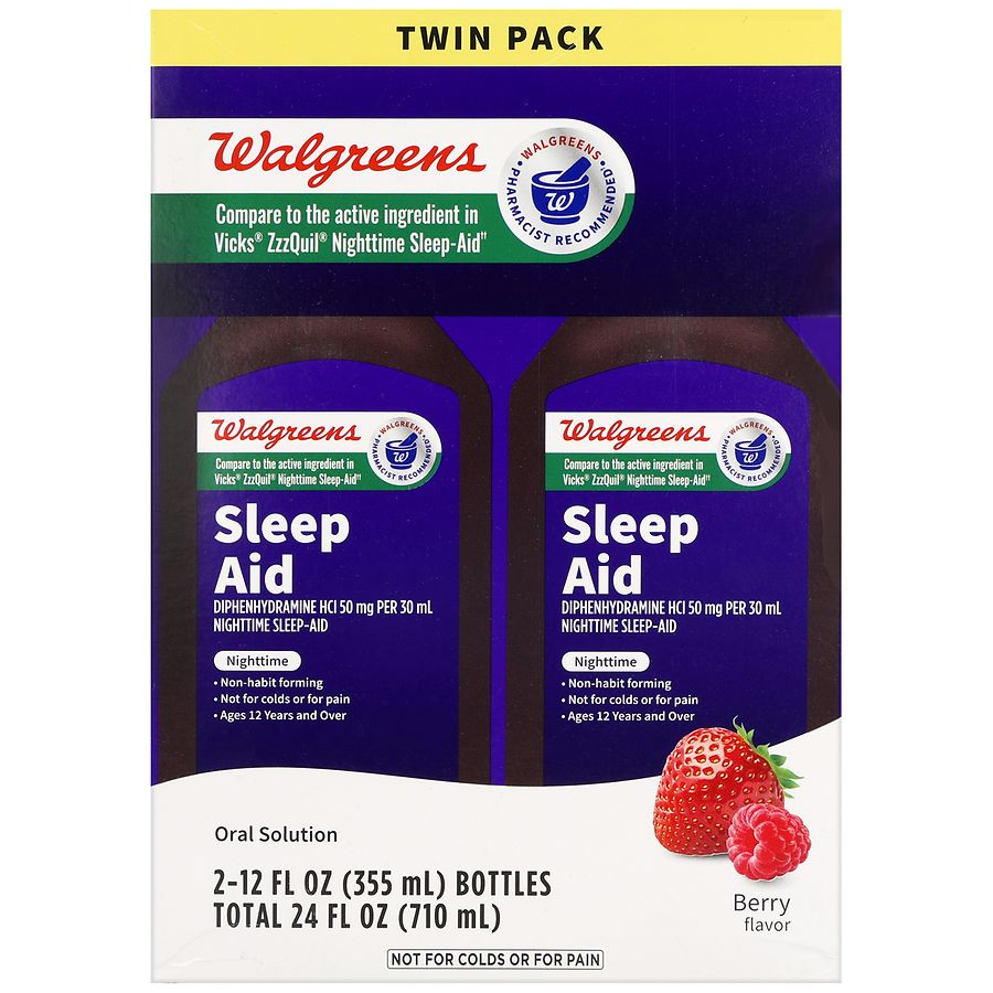 Walgreens Sleep Aid Oral Solution Berry