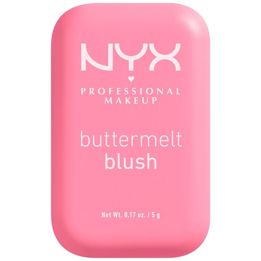 NYX Professional Makeup Buttermelt Powder Blush, Up To 12 Hour Wear, Fade And Transfer Resistant 02 Butta Together