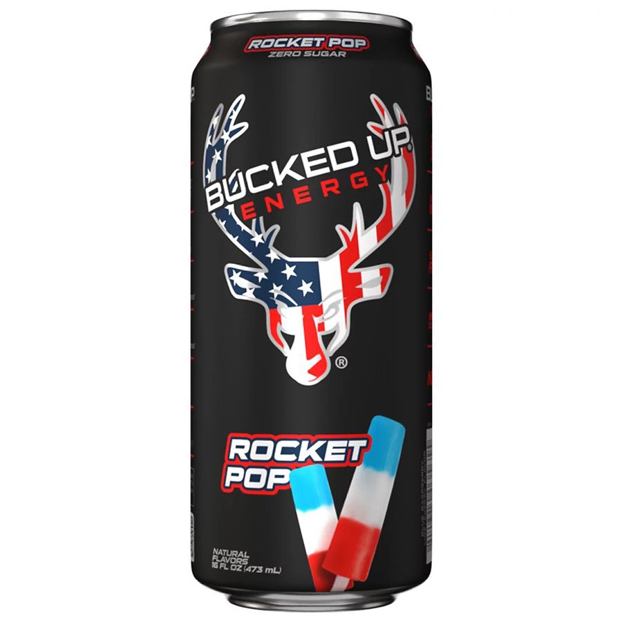 Bucked Up Energy Drink Rocket Pop