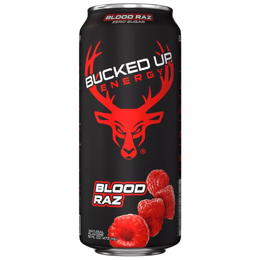Bucked Up Energy Drink Blood Raz