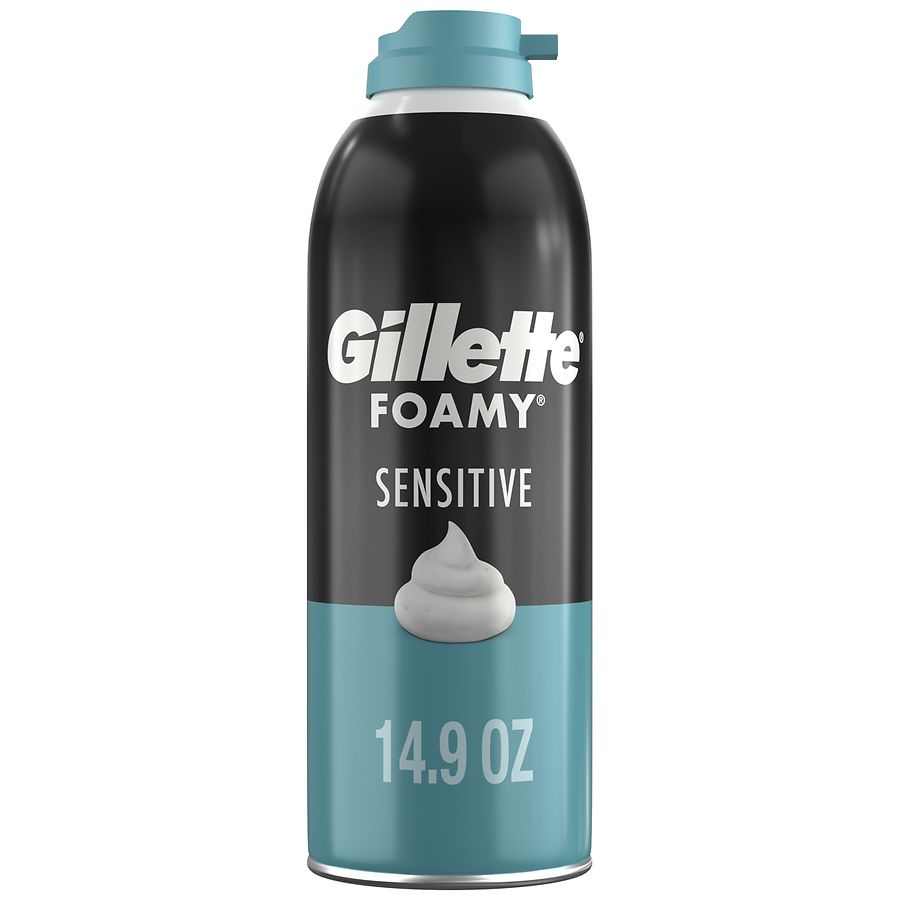 Gillette Foamy Sensitive Skin Shave Cream For Men