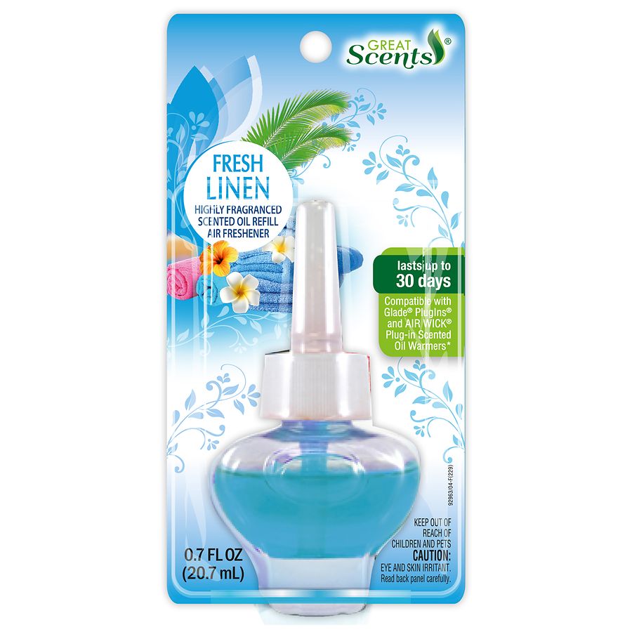 Great Scents Plug In Air Freshener Fresh Linen