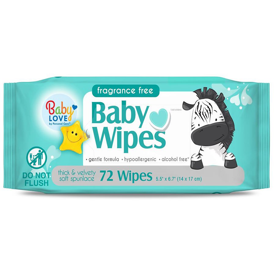 Baby Love Unscented Baby Wipes