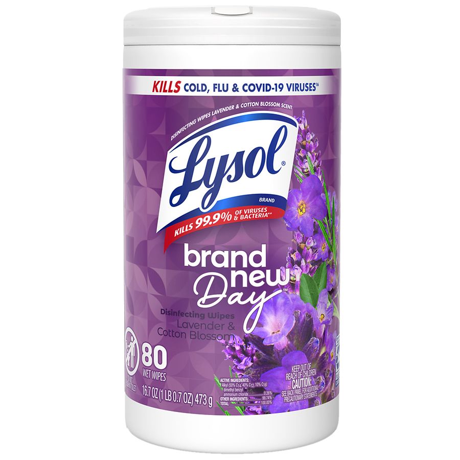 Lysol Disinfecting Wipes Lavender & Cotton Blossom