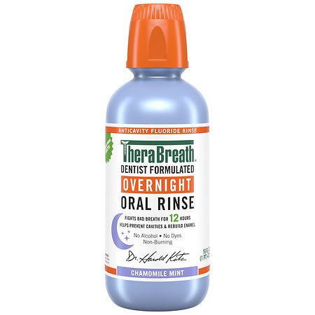 TheraBreath THERABRTH OVRNGT CHM MNT RNS 16OZ 0, 0, 0 0