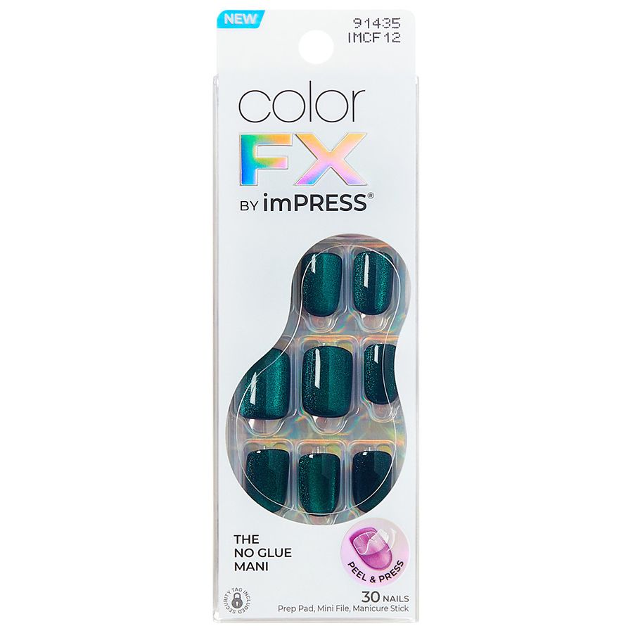 Kiss imPRESS color FX Press-On Nails Short Better Things