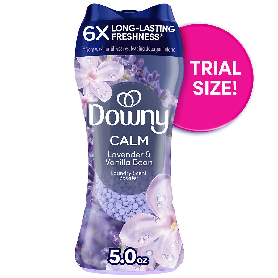 Downy Infusions Calm Lavender & Vanilla Bean Scent In-Wash Booster Beads - Thumbnail 2