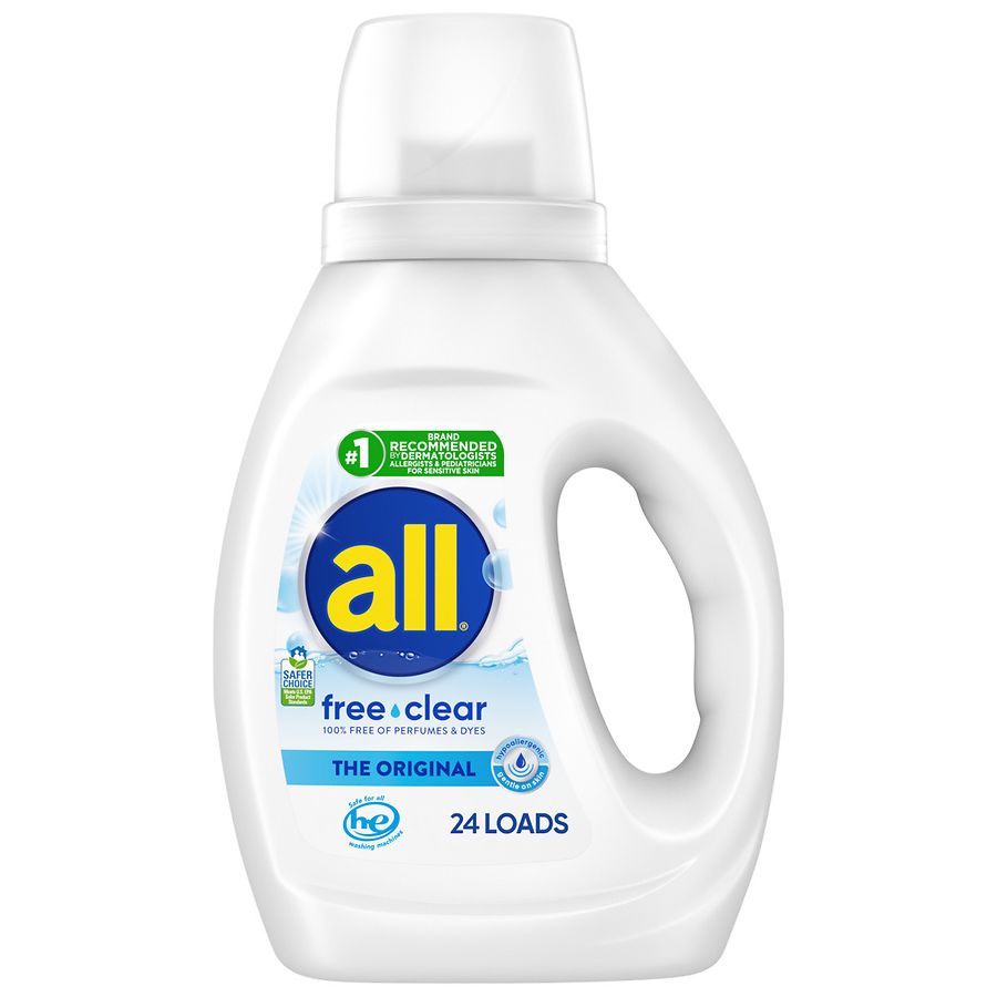 all Liquid Laundry Detergent, Free Clear