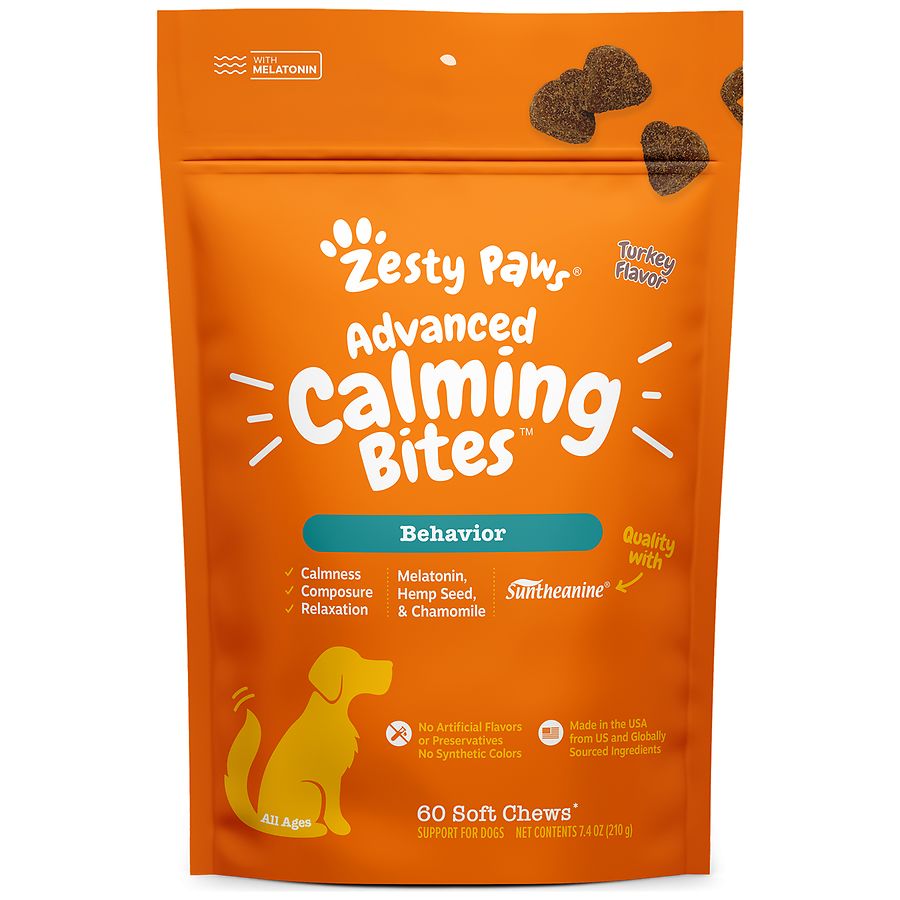 Zesty Paws Advanced Calming Bites