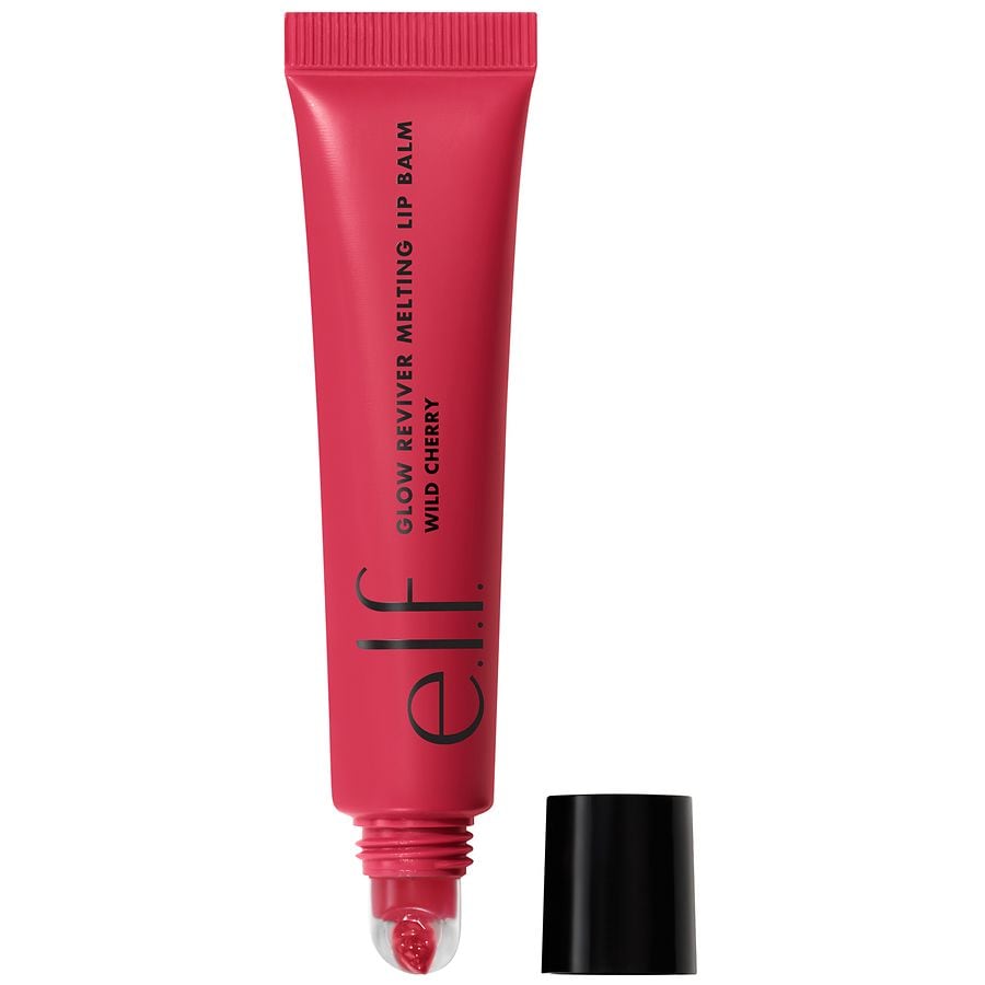 e.l.f. Glow Reviver Melting Lip Balm Wild Cherry, Red | Walgreens