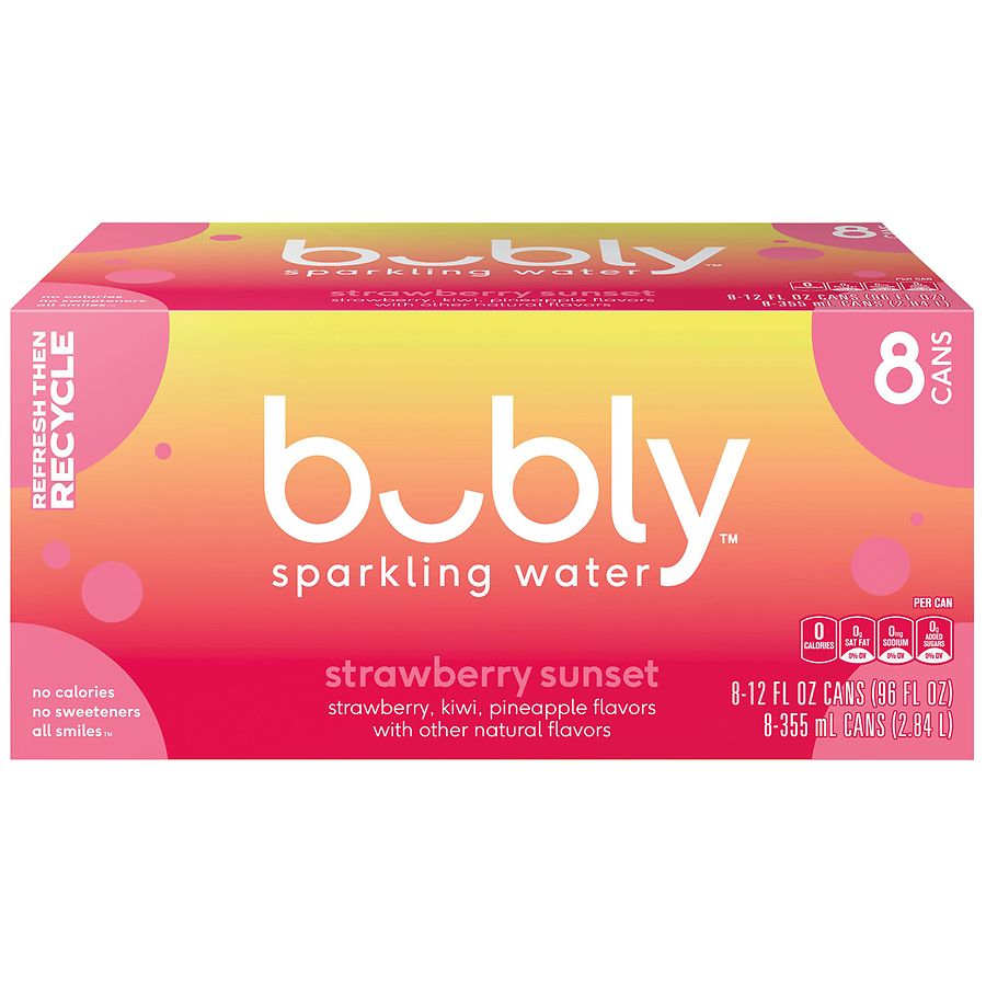 Bubly Sparkling Water Strawberry Sunset