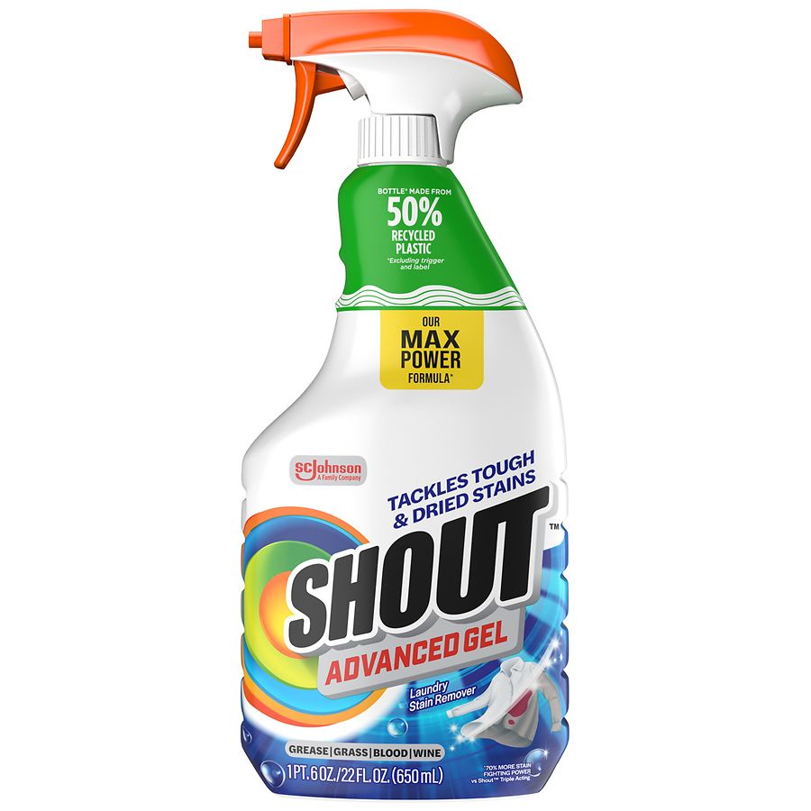 【SHO】クレンジングジェル、Cクエンストーナー、Mクリーム4 Shout Advanced Gel, Laundry Stain Remover | Walgreens