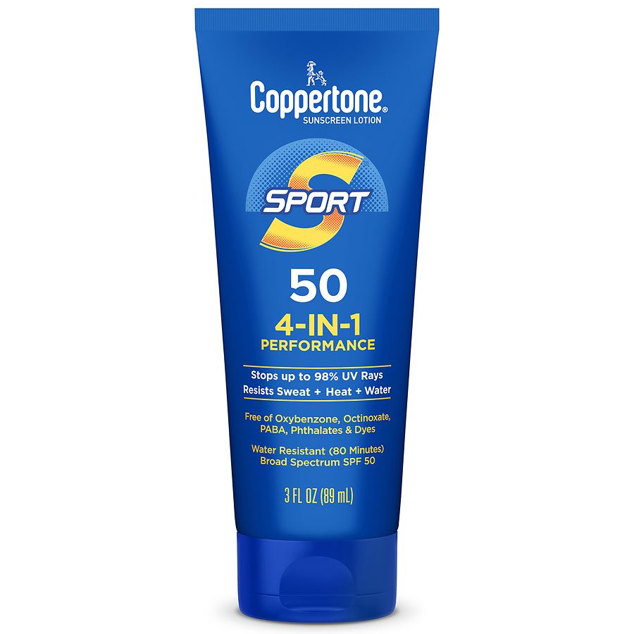 Coppertone Sport Sunscreen Lotion, SPF 50