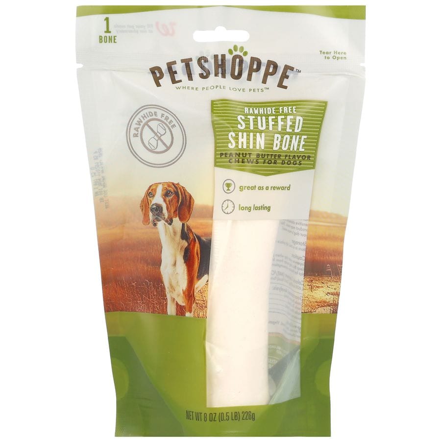 PetShoppe Stuffed Shin Bone Peanut Butter