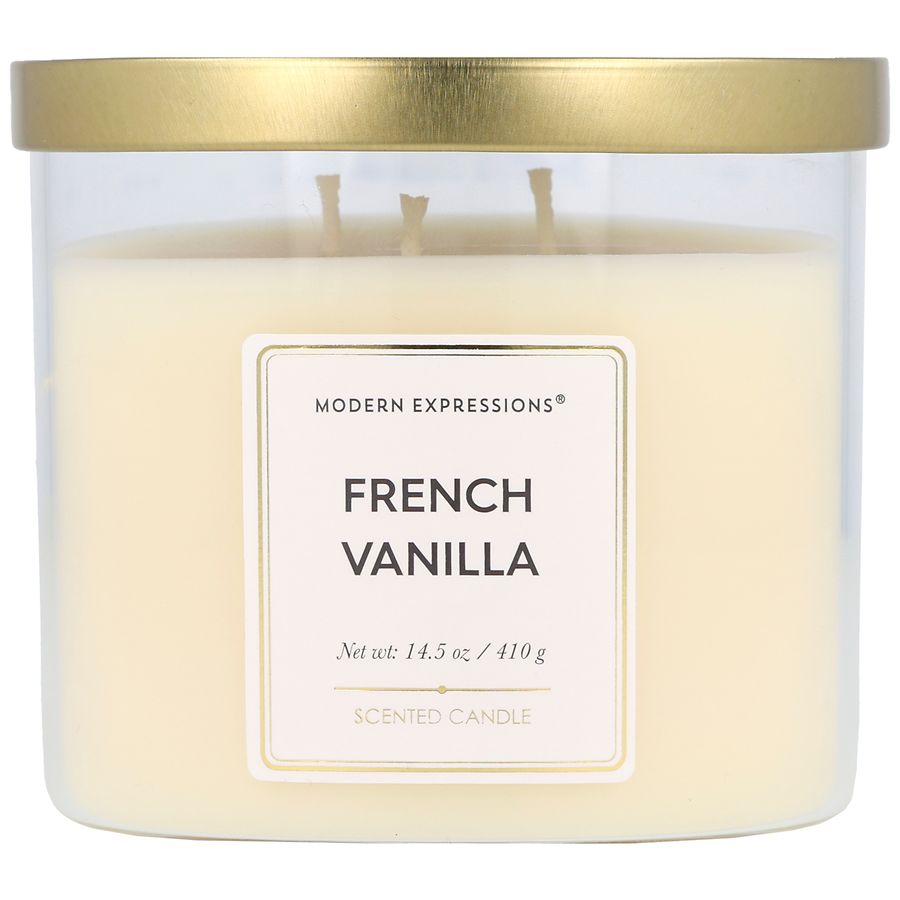 Modern Expressions Scented Candle French Vanilla