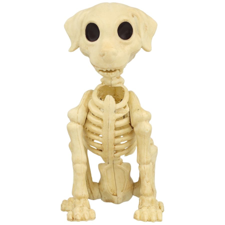 Festive Voice Mini Skeleton Dog