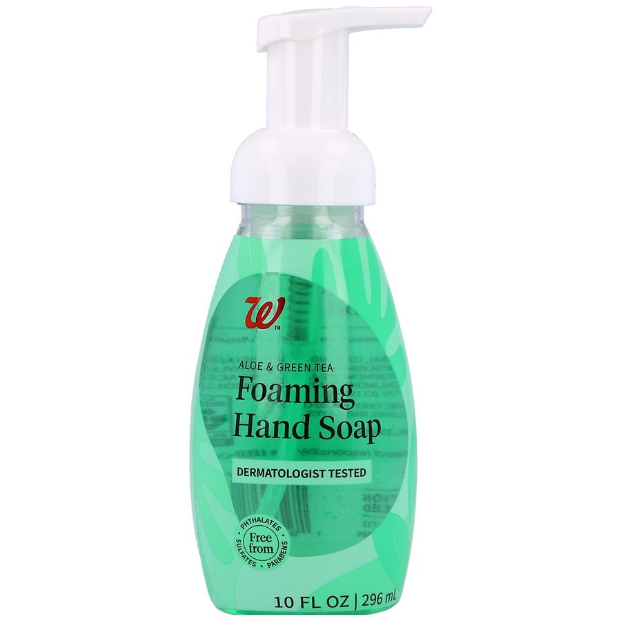 Walgreens Foaming Hand Soap Aloe & Green Tea | Walgreens
