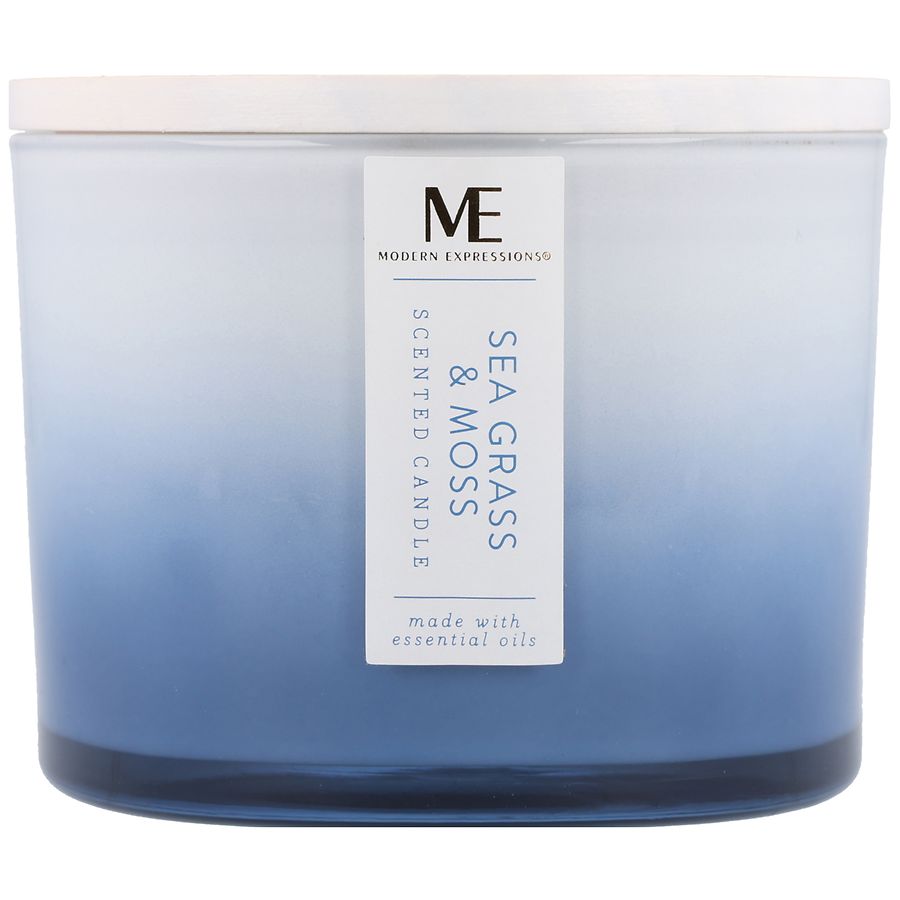 Modern Expressions Scented Candle Sea Grass & Moss