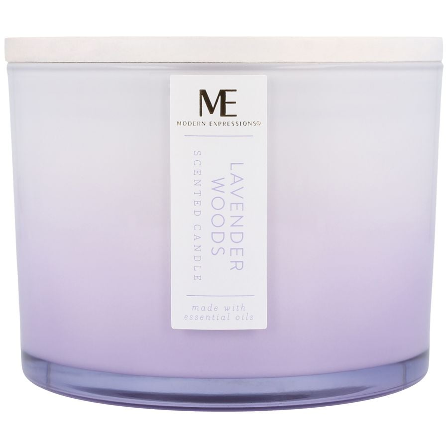 Modern Expressions Scented Candle Lavender Woods