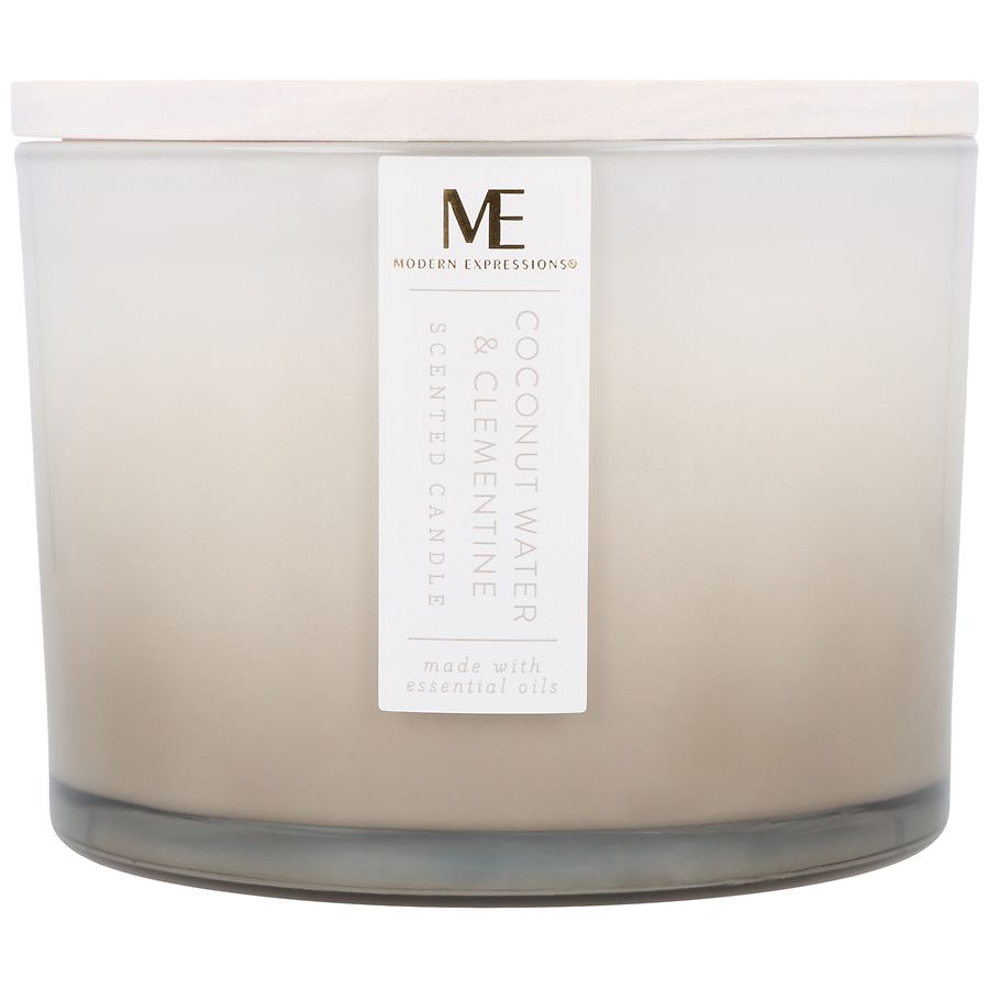 Modern Expressions Scented Candle Coconut Water & Clementine