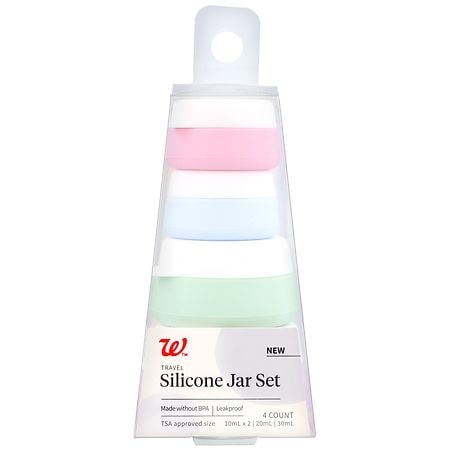 Walgreens Travel Silicone Jar Set - 4.0 ea