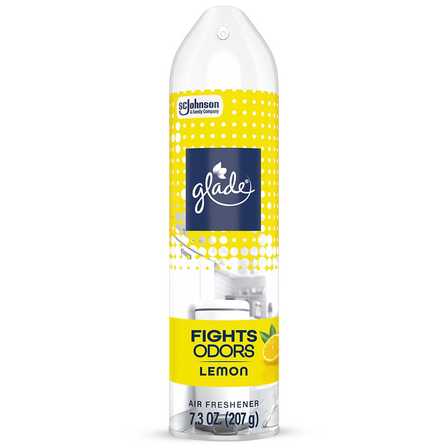 Glade Odor Fighting Air Freshener Spray Lemon
