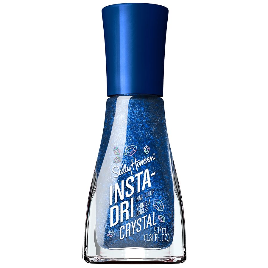 Sally 静床21SW Sally Hansen Insta-Dri Crystal Nail Color, Cobalt Blue | Walgreens
