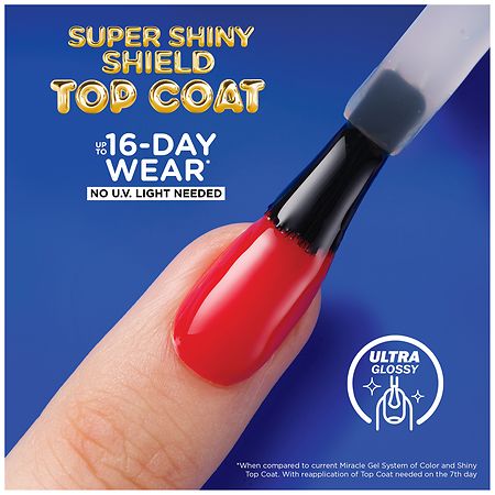 Sally Hansen Miracle Gel SuperShiny Shield Top Coat | Walgreens