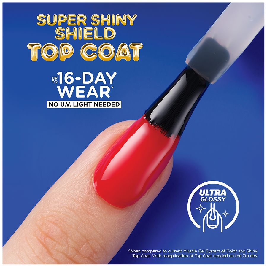 Sally Hansen Miracle Gel SuperShiny Shield Top Coat | Walgreens