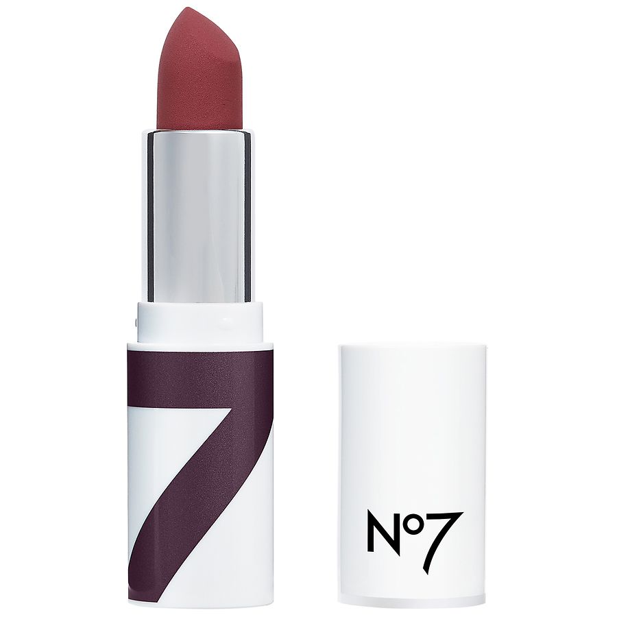 No7 Velvet Matte Conditioning Lipstick, Heather