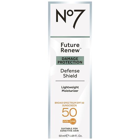 No7 Damage Protection Defense Shield Lightweight Moisturizer SPF 50