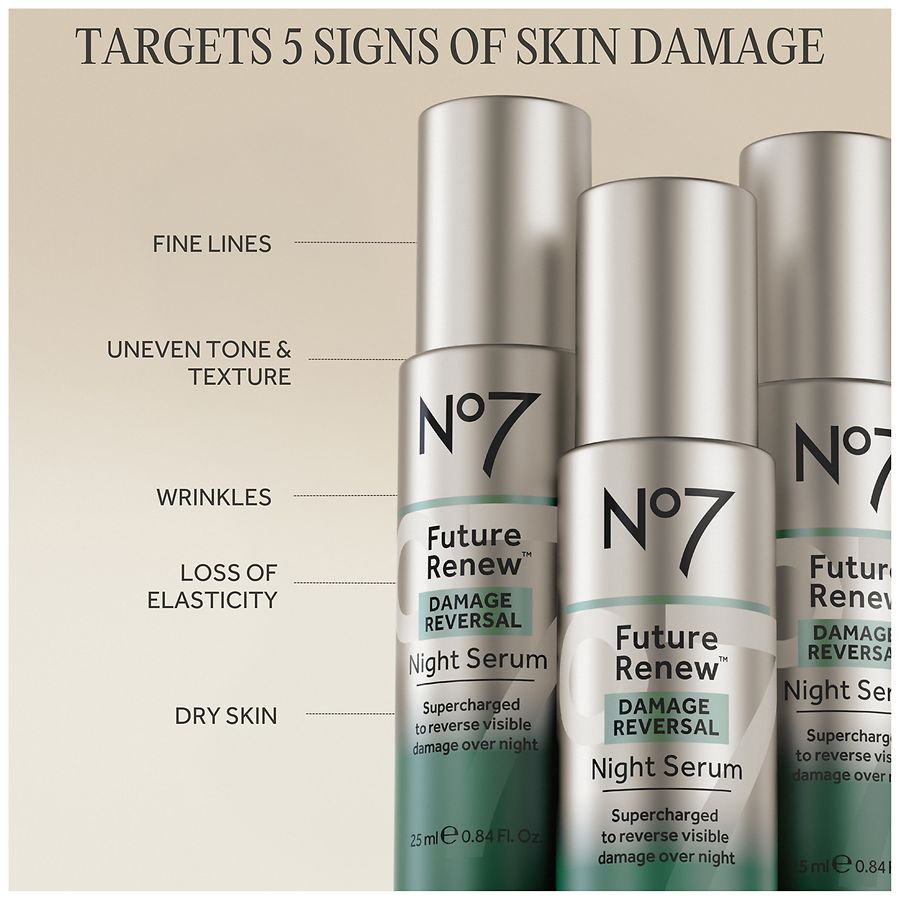 No7 Future Renew Damage Reversal Night Essentials Kit | Walgreens