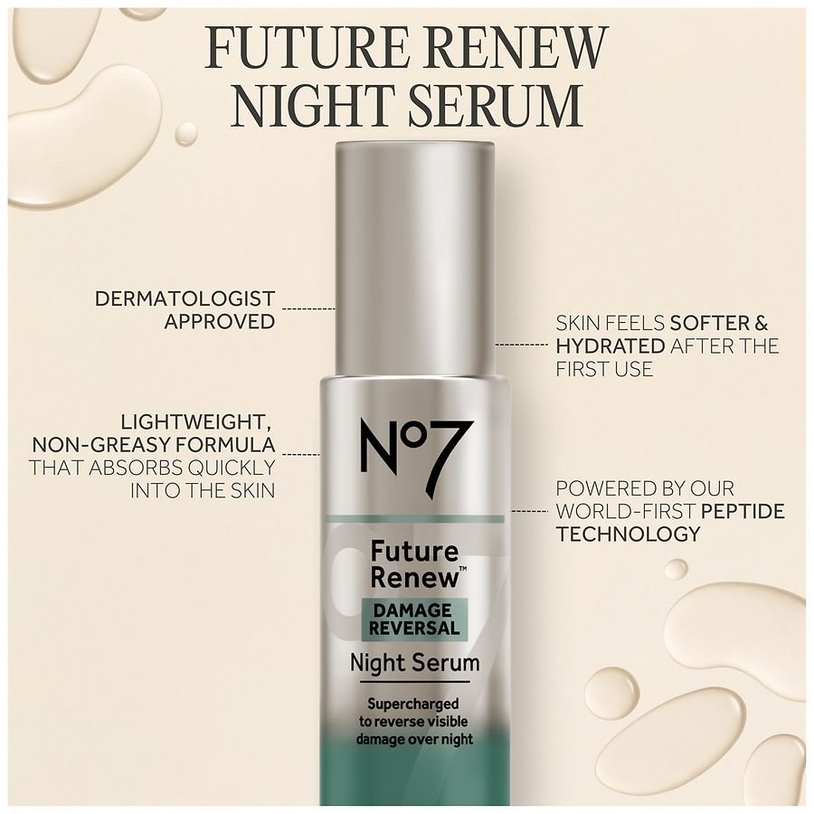 No7 Future Renew Damage Reversal Night Essentials Kit | Walgreens