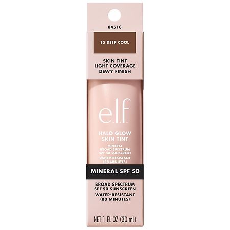 elf Halo Glow Skin Tint SPF 50  10 fl oz
