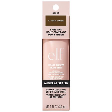 elf Halo Glow Skin Tint SPF 50  10 fl oz