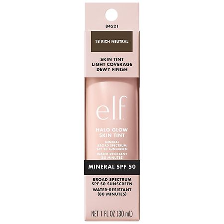 elf Halo Glow Skin Tint SPF 50  10 fl oz