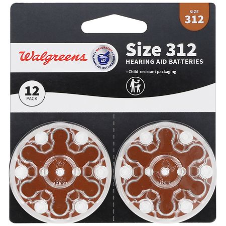 Walgreens Hearing Aid Batteries 312